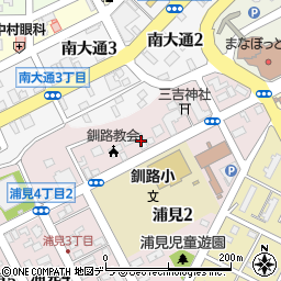 市立釧路総合病院浦見１号アパート周辺の地図
