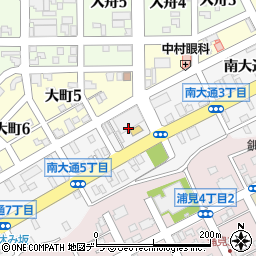 北海道釧路市南大通5丁目1周辺の地図