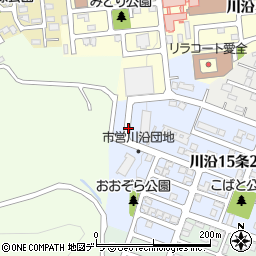 北海道札幌市南区川沿１５条2丁目10周辺の地図