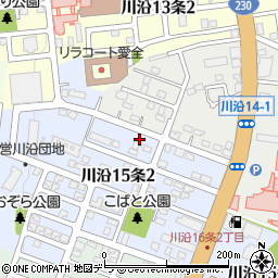 北海道札幌市南区川沿１５条2丁目8-28周辺の地図