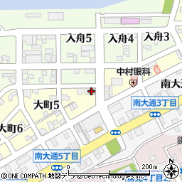 釧路大町郵便局周辺の地図