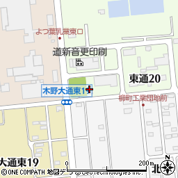 株式会社十勝人参センター　旭印旭川中央青果周辺の地図