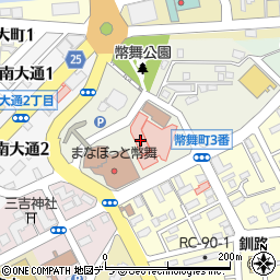 北海道釧路市幣舞町4-30周辺の地図