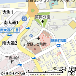北海道釧路市幣舞町4周辺の地図