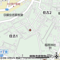 北海道釧路市住吉周辺の地図