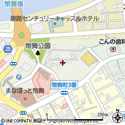 北海道釧路市幣舞町2周辺の地図
