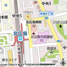 北海道北広島市広島周辺の地図