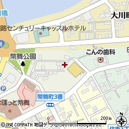 北海道釧路市幣舞町2-14周辺の地図