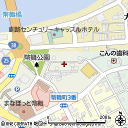 北海道釧路市幣舞町2-10周辺の地図