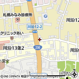 オレンジハウス川沿本店周辺の地図