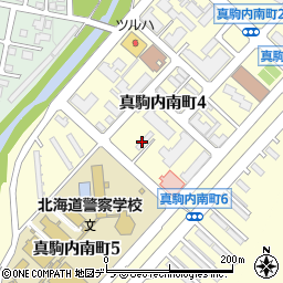 北海道札幌市南区真駒内南町周辺の地図