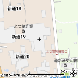 日本通運株式会社帯広支店よつ葉乳業センター周辺の地図