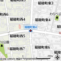 稲穂町西５周辺の地図