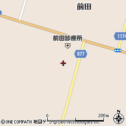 共和町役場　前田地区寿の家周辺の地図