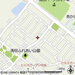 清田そよかぜ公園周辺の地図