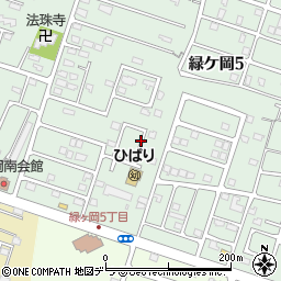 北海道釧路市緑ケ岡5丁目16周辺の地図