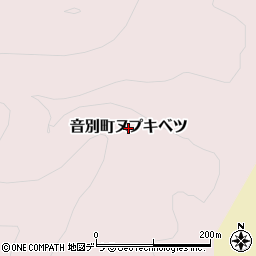 北海道釧路市音別町ヌプキベツ周辺の地図