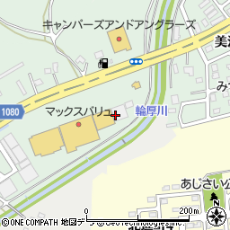 モスバーガー北広島店周辺の地図