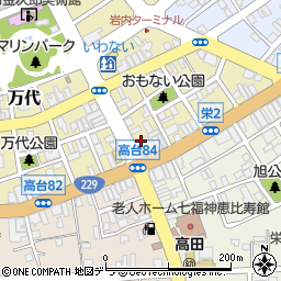 うめざわ呉服店駅前店周辺の地図