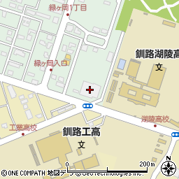 釧路シティホール周辺の地図