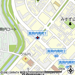 真駒内南町４周辺の地図