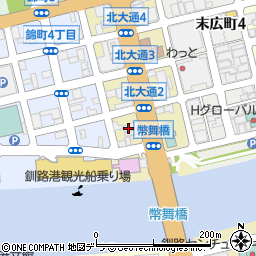 釧路夕日酒場周辺の地図