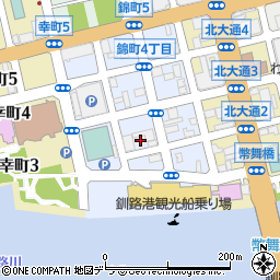 北海道釧路市錦町周辺の地図