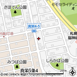 北海道新聞　志賀販売所周辺の地図