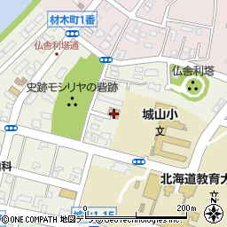釧路市役所　地区会館・城山会館周辺の地図