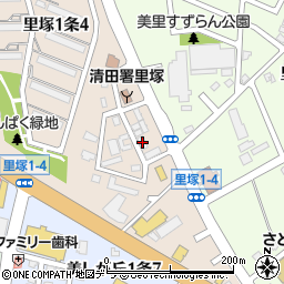 大〆工務店里塚寮周辺の地図