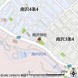 南沢神社周辺の地図