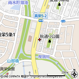 ホクユーパック札幌支店周辺の地図