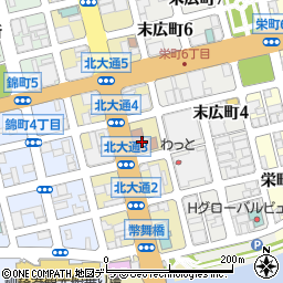 釧路市ビジネスサポートセンターｋ‐Ｂｉｚ周辺の地図