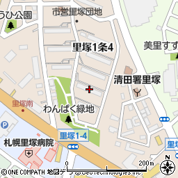 公営住宅里塚団地１３号棟周辺の地図
