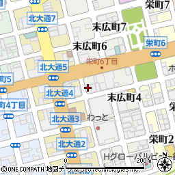 ザ・パーク釧路末広町５丁目駐車場周辺の地図