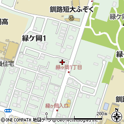 市立病院緑ヶ岡アパート２周辺の地図