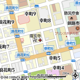 二幸産業株式会社　釧路営業所周辺の地図