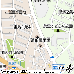 ホームケアクリニック札幌周辺の地図
