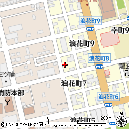 北海道釧路市浪花町8丁目8周辺の地図