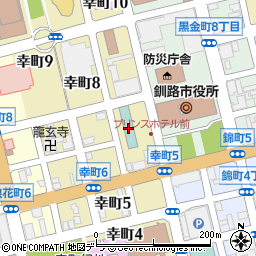 釧路プリンスホテル第２駐車場周辺の地図