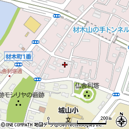 北海道釧路市材木町3-10周辺の地図