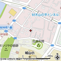 北海道釧路市材木町3-11周辺の地図