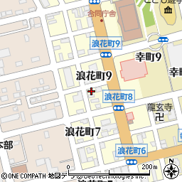 北海道釧路市浪花町8丁目6周辺の地図
