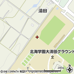 北海道札幌市清田区清田周辺の地図
