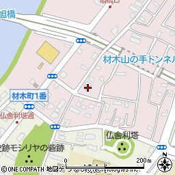 北海道釧路市材木町8-2周辺の地図