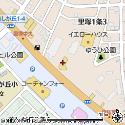 札幌日産自動車里塚店周辺の地図