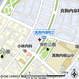 真駒内薬局周辺の地図