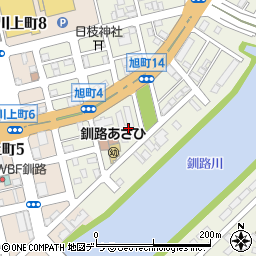 釧路地区改良住宅周辺の地図