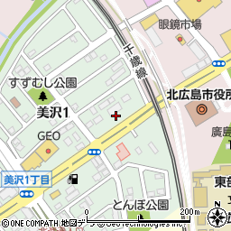 ソフトバンク北広島周辺の地図