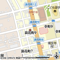 ローソン釧路浪花町店周辺の地図